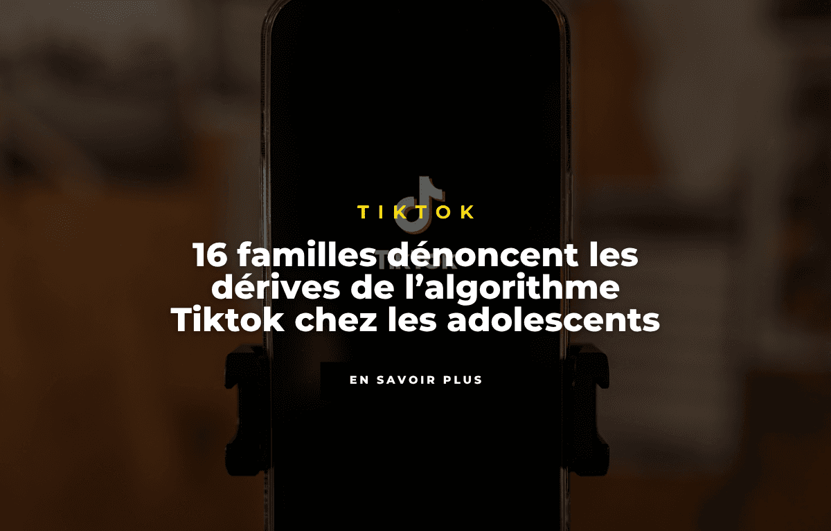 Suicide, anorexie, automutilation, depression... 16 familles dénoncent les dérives de l’algorithme Tiktok chez les adolescents